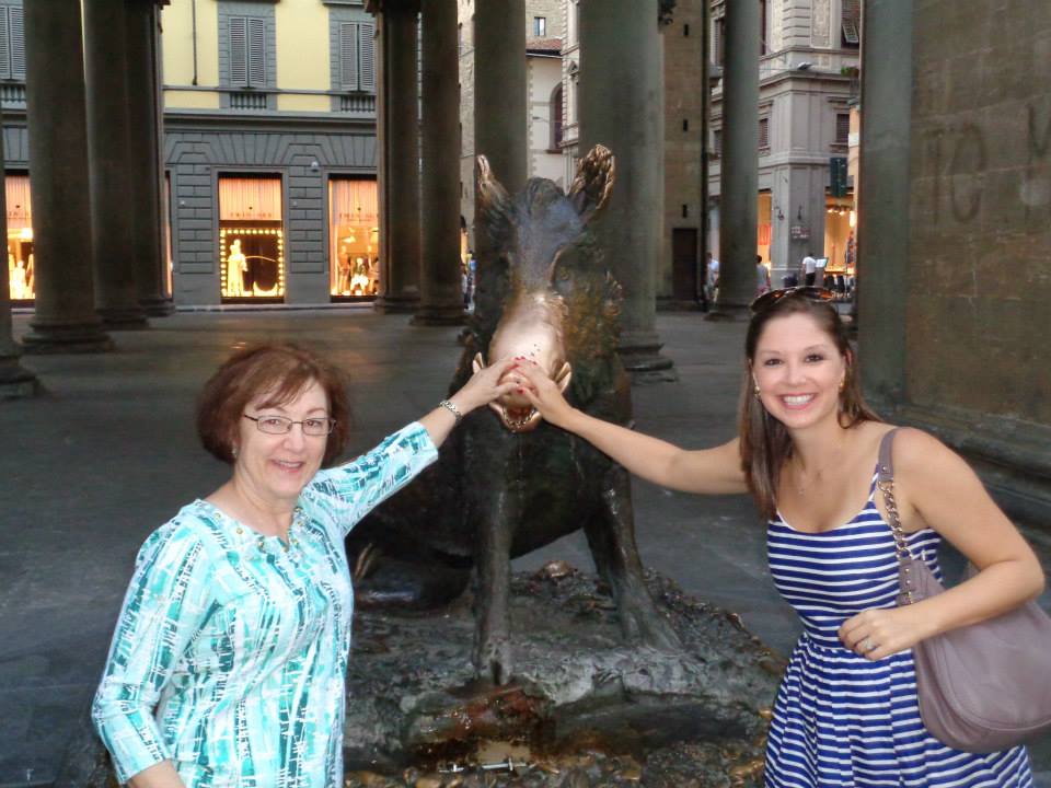 finally convinced my mom to visit Florence with me in 2014
