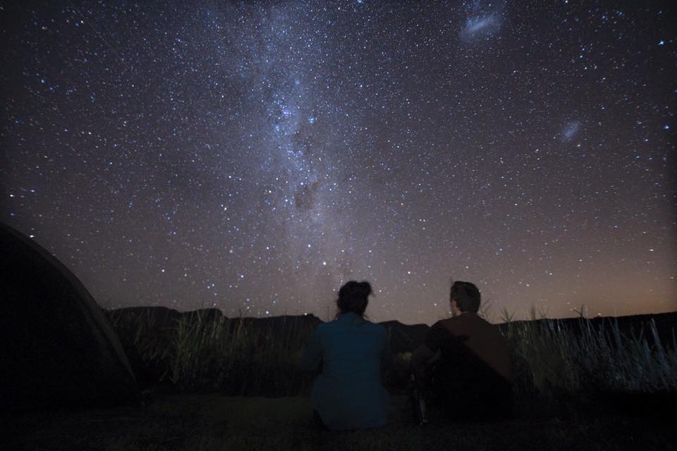 Star gazing in the cederberg Wilderness area, south africa.&nbsp;Photo Credit: Lishen ye