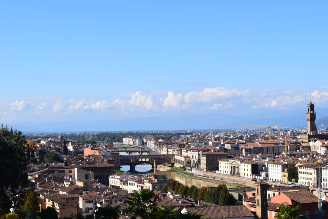 The view from Piazzale Michelangelo