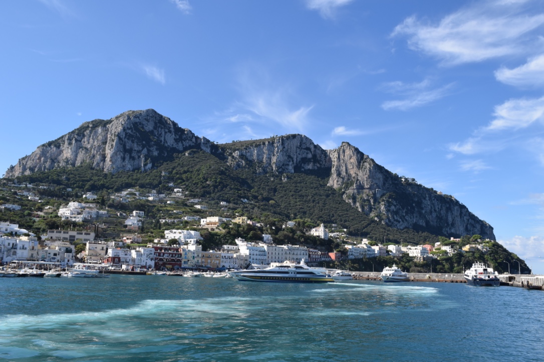 The Ferry Port in Capri