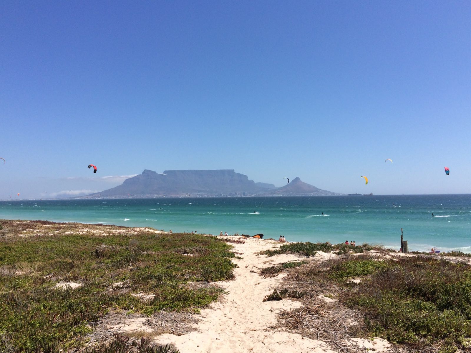 View of Table Mountain from Blouberg, South Africa