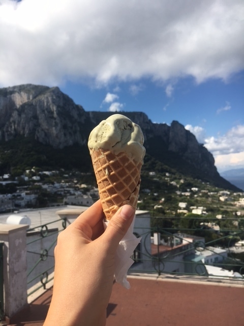 Best gelato of my life in Capri